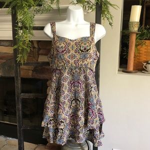 Free People Boho Paisley Dress size 10